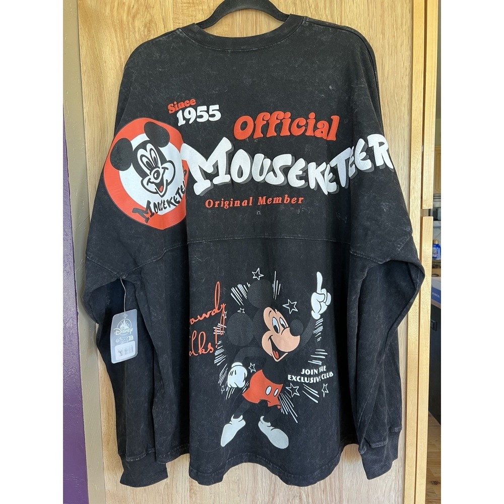 Disney Parks Mickey Mouse Club Spirit Jersey XL 70th Anniversary New W Tags